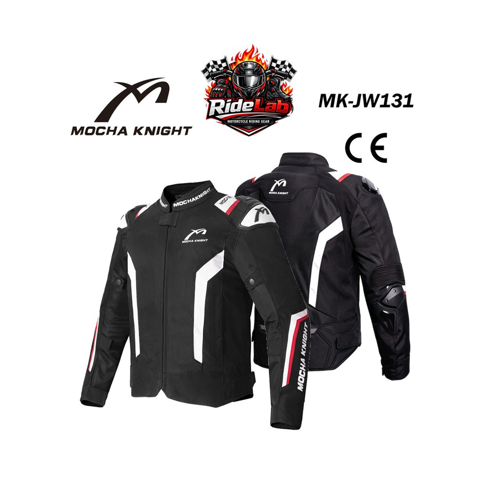 MOCHA KNIGHT MK-JW131 Riding Jacket Motorcycle CE Protection Racing Touring Jacket Water Resistant