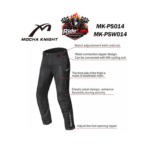 MOCHA KNIGHT MK-PS014 PSW014 Riding Pant Motorcycle Protector Biker Protective Pants Ride Touring