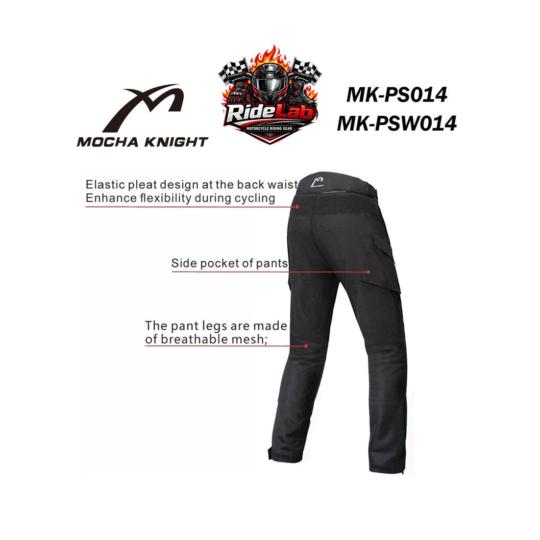 MOCHA KNIGHT MK-PS014 PSW014 Riding Pant Motorcycle Protector Biker Protective Pants Ride Touring